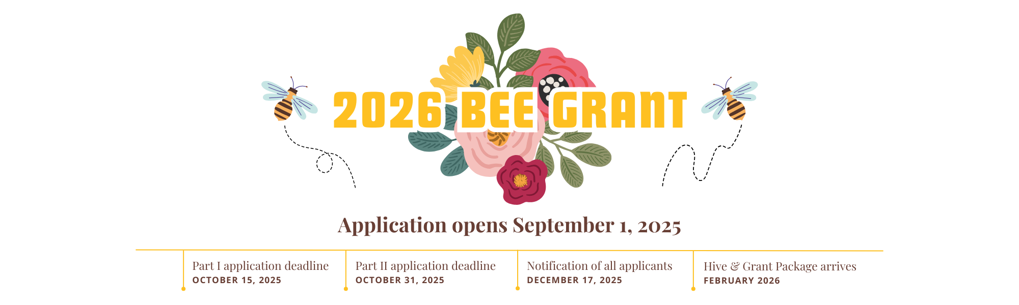 2026 bee grant deadlines
