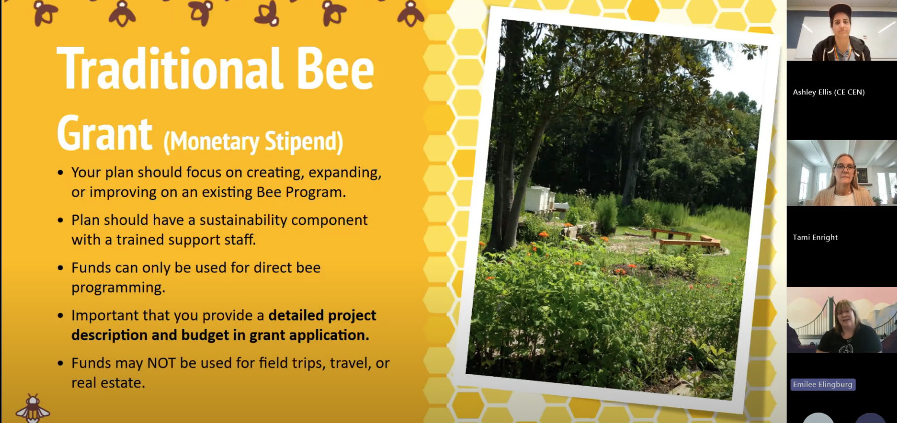 2025 bee grant webinar